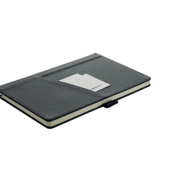 MidOcean Cinco PU A5 Notebook - Stone Grey - 