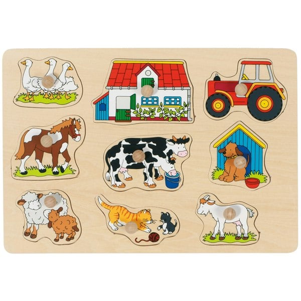 Goki Lift-out Puzzle - Farm I