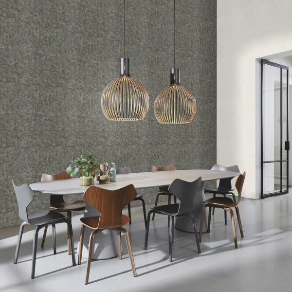 Rasch x Tesa Luxora Natural Stone Self Adhesive Peel and Stick Textured Wallpaper, Grey