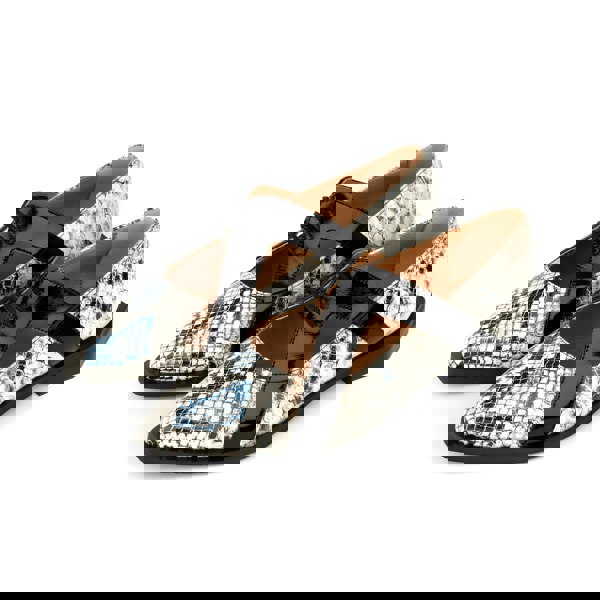 Embassy London Harlowe - Multi - Women's cutout leather lace up shoe