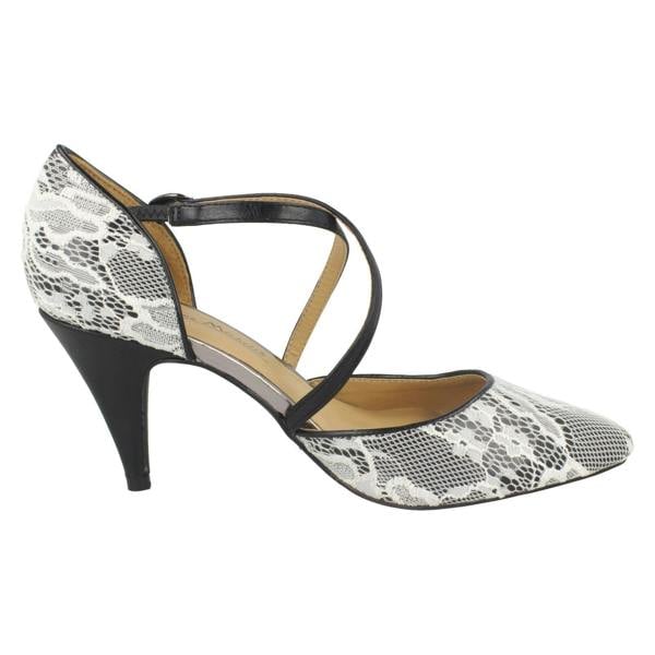 Anne Michelle Ladies Anne Michelle Pointed Toe Court Shoes