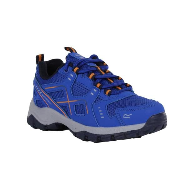 Regatta Childrens/Kids Vendeavour Walking Shoes - Strong Blue/Orange Pepper - 