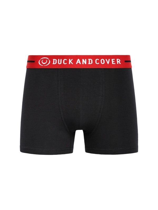 Duck and Cover Stamper 2 Boxer Shorts 3pk Black