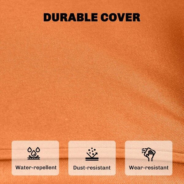 14-piece Dining Set Cushions - Orange