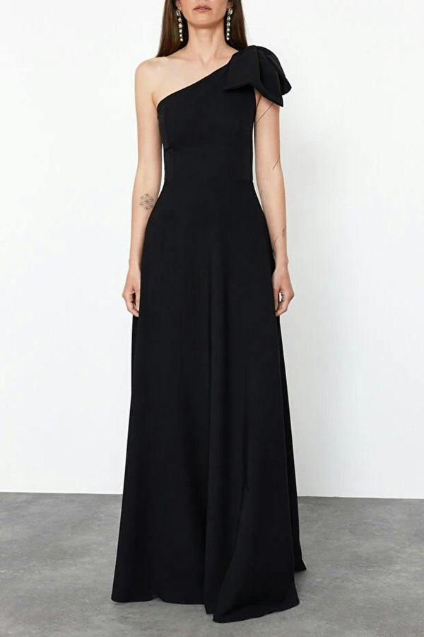 WOVCOR A-Line Elegant Evening Dress