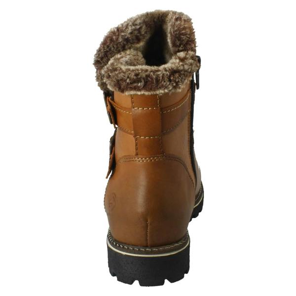 Remonte Ladies Remonte Lambskin Lined Leather RemonteTEX Zip Up Ankle Boots D8484