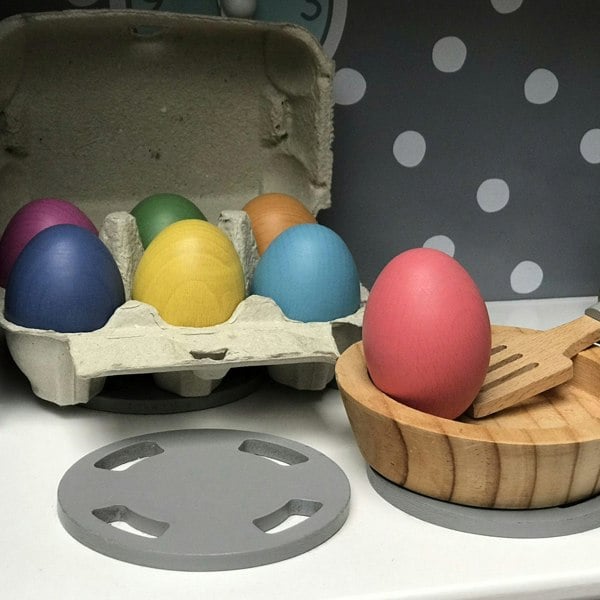 tickit Rainbow Wooden Eggs