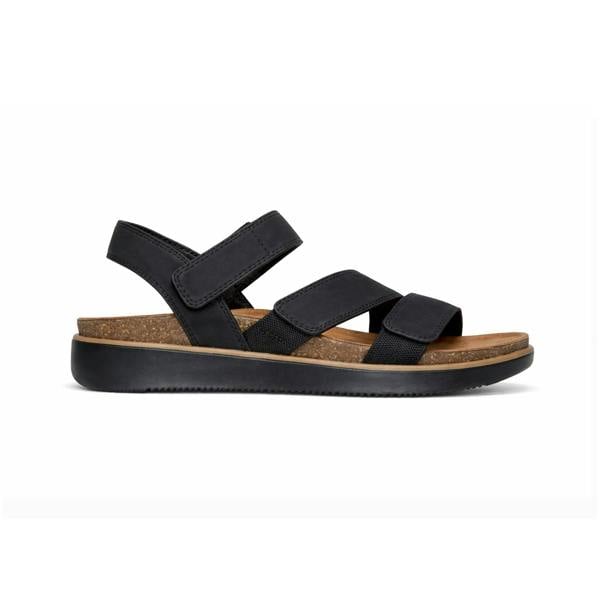 Skechers LIFTED COMFORT Ankle Strap Sandals   in  Black