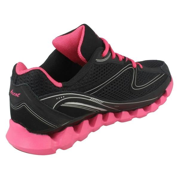 Ladies Ascot Casual Lace Up Trainers Spring Wave