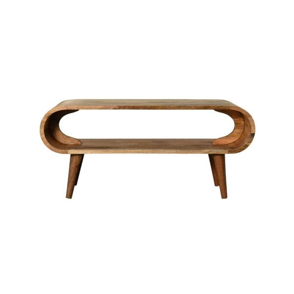 Wyld Haus Porquerolles Nordic Oak Mango Wood Open Coffee Table