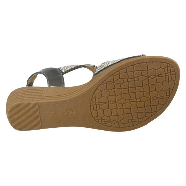 Savannah Ladies Savannah Wedge Heeled Sandals F12131