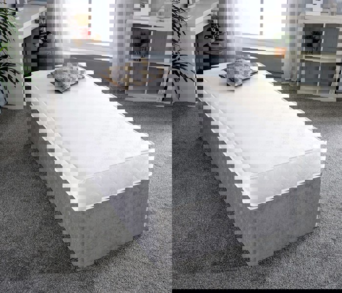 Starlight Beds Daisy Dual-Sided Sprung Mattress - 18cm Deep Breathable Damask Fabric