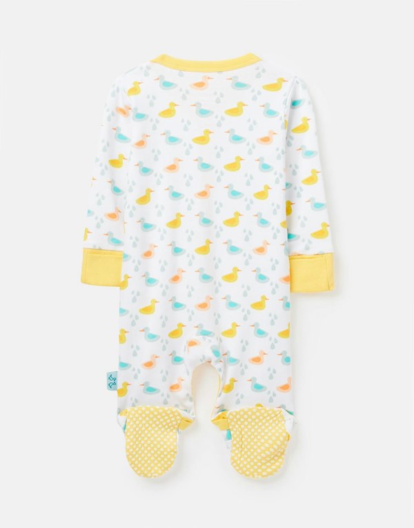 Luca and Rosa Little Ducks Baby Sleep Suit