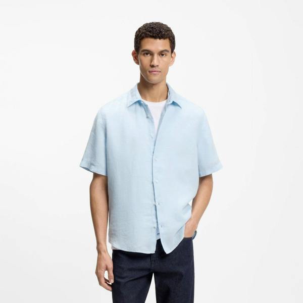Boss Rash 2 Linen Short Sleeve Shirt
