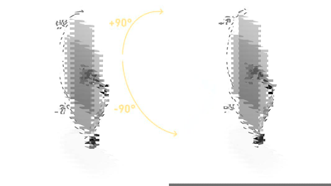 Durable SELECT PLUS Monitor Mount Arm Desk Clamp for 1 Screen | 17 - 32"