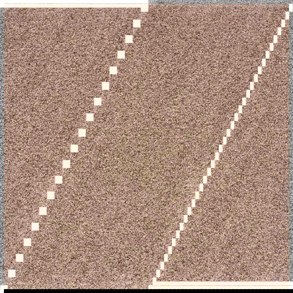 Beige colour Shaggy rug Plain design thick pile, non-shedding.