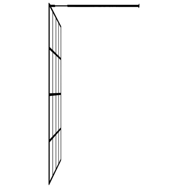 Berkfield Walk-in Shower Screen Frosted Tempered Glass 90x195 cm