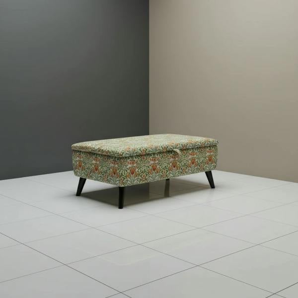 Children’s storage bench for nursery, compact and stylish UK design