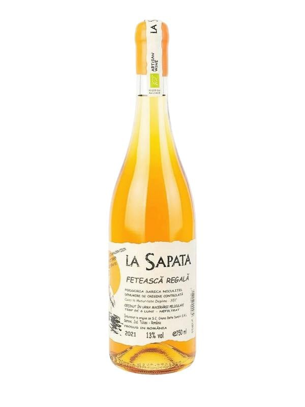 Crama Delta Dunarii La Sapata Feteasca Regala Artisanal Organic Vegan Orange Wine