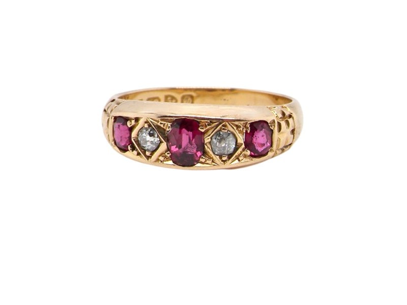 Vintage Tom An Edwardian Ruby and Diamond ring