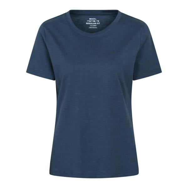 Mountain Warehouse Womens/Ladies Three Peaks Graphic Back Print T-Shirt - Navy - 