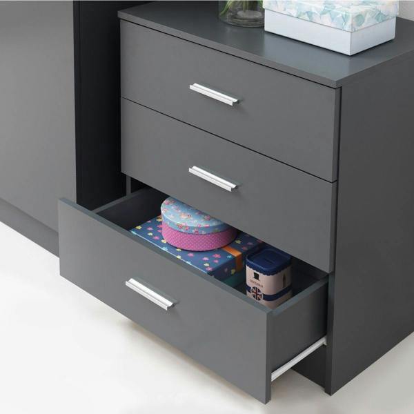 Timber Art Design Rio Costa Chest 3 Drawers Bedroom Living Room Storage