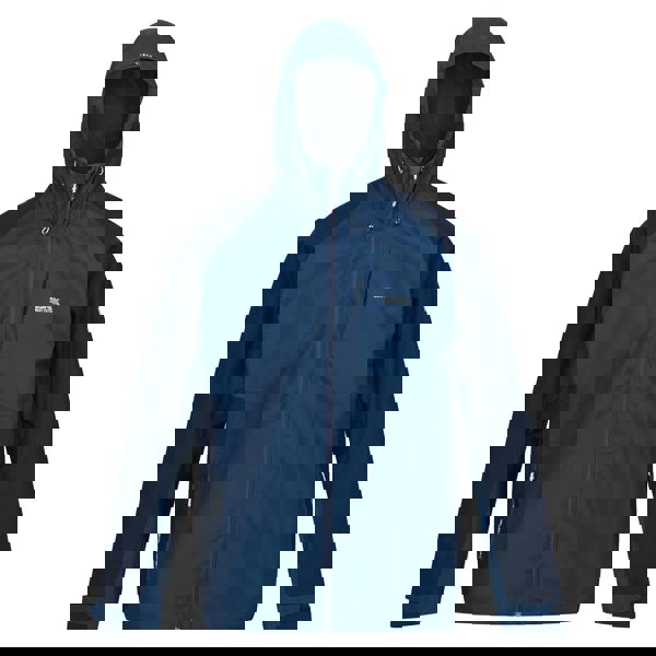 Regatta Mens Britedale Waterproof Jacket - Moonlight Denim/Navy - 