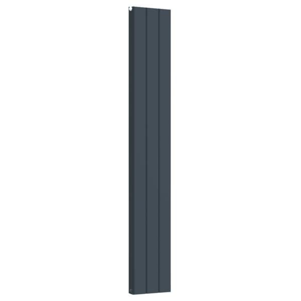 305mm-x-1800mm-Double-Aluminium-Panel-Radiator-in-Anthracite-Grey--Model-Lena--Wall-mounted