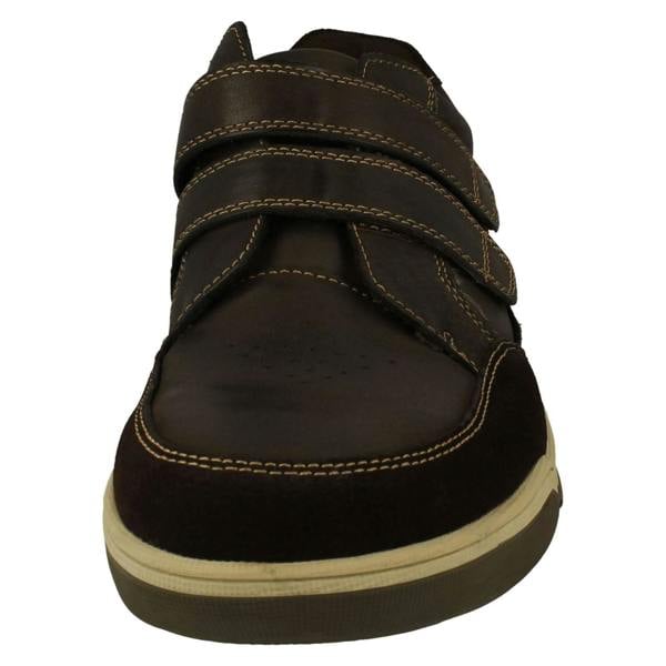 Hush Puppies Mens Hush Puppies Cushioned Insole Hook & Loop Shoes Fabian Double Strap