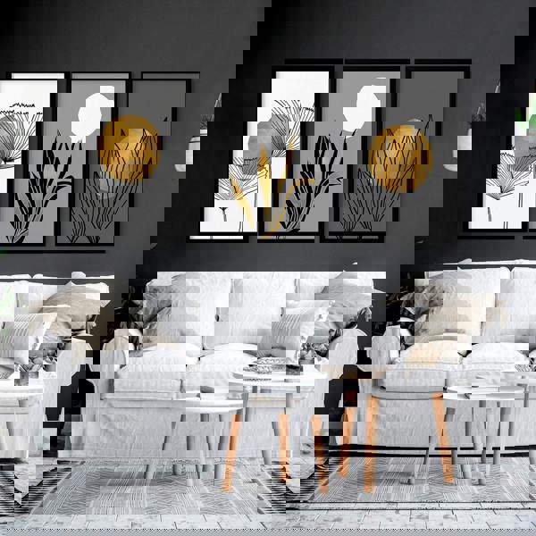 Pictures for the hallway | set of 3 framed wall art prints