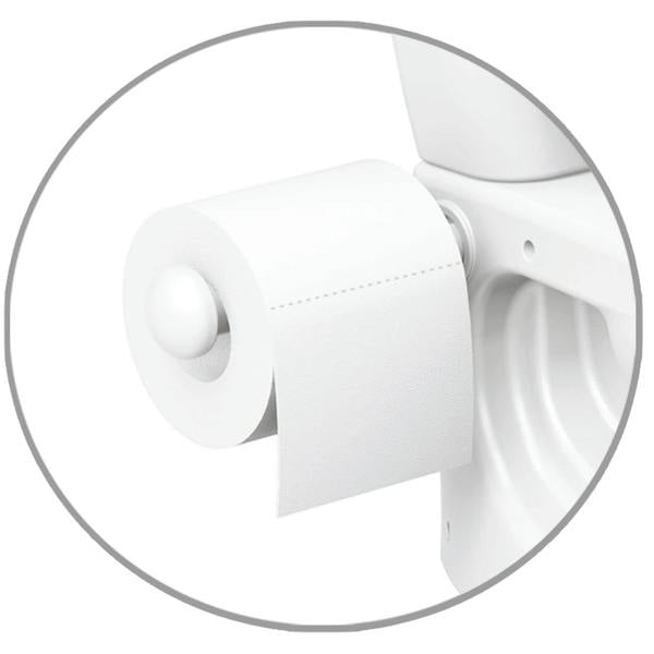 Dolu Toddler Educational Baby Potty Training Chair Seat, White - 18 Months+