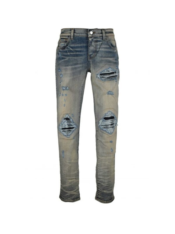 Amiri Kids MX1 Jeans Washed Clay Indigo