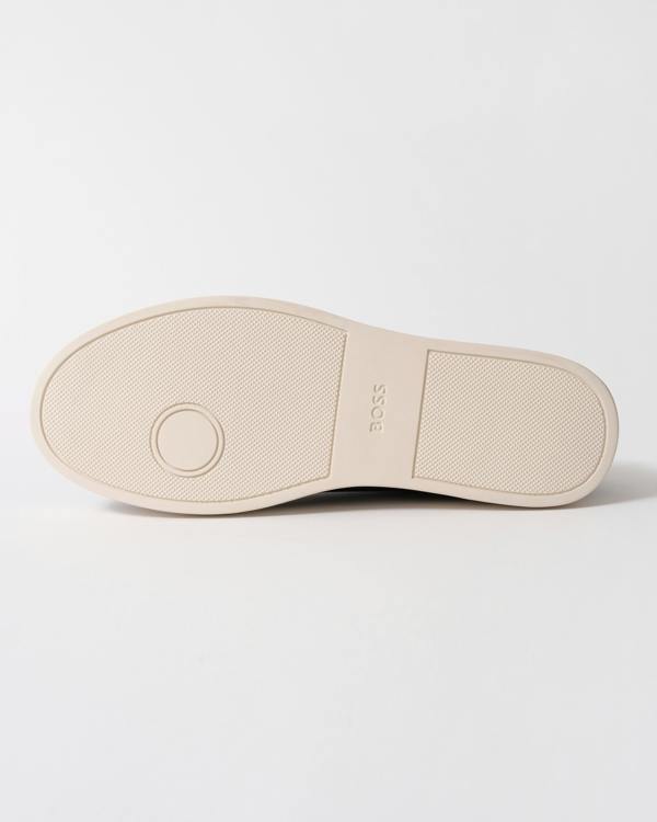 sole of BOSS Orange Kieran_Tenn_butb Mens Trainers in Dark Blue 401
