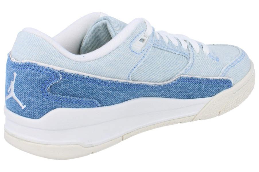 Nike Air Jordan Womens Flight Court Se Trainers Ib4414 Shoes  100 - Sail Worn Blue 100 - Photo 2