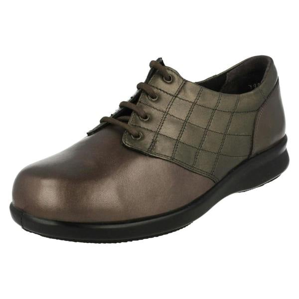DB Shoes Ladies Easy B Lace Up Shoes Sizzle