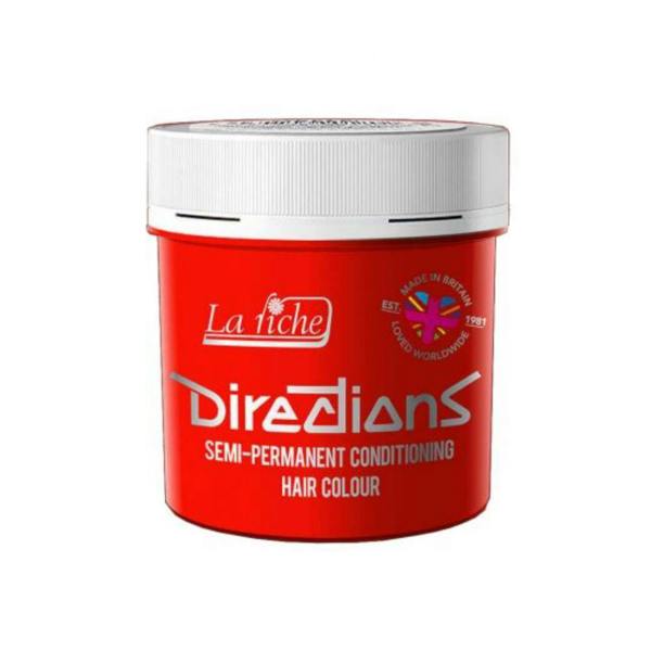New La Riche Directions Semi-Permanent Hair Color 88ml - Neon Red