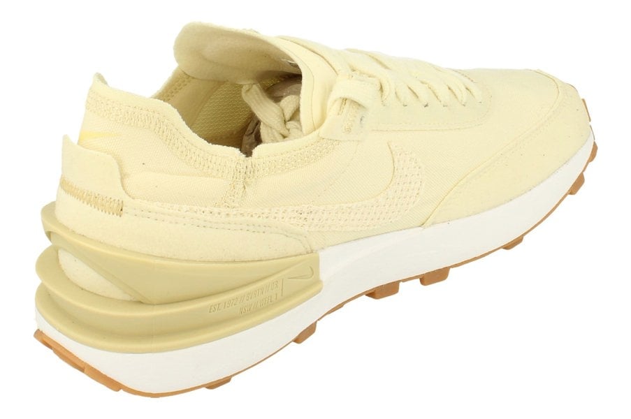 Nike Womens Waffle One Essential Trainers Dm7604  101 - Coconut Milk Team Gold 101 - Photo 2