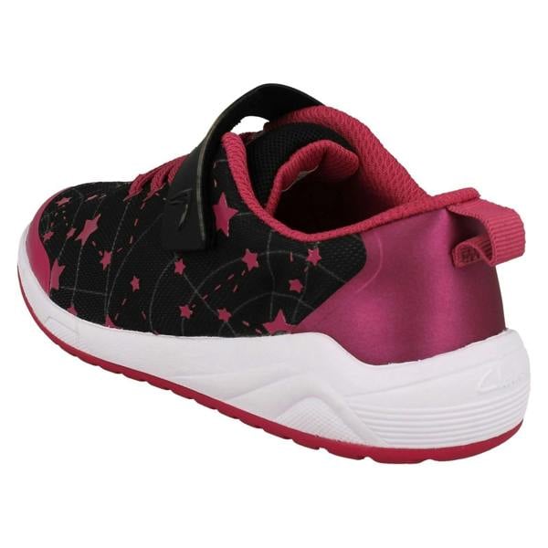 Clarks Girls Clarks Star Detailed Trainers Aeon Late
