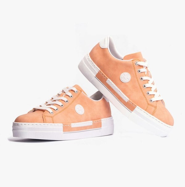 Rieker Enchant Womens Trainers - Orange (N49W1-38)