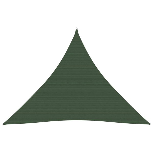 Berkfield Sunshade Sail 160 g/m�__ Dark Green 4.5x4.5x4.5 m HDPE