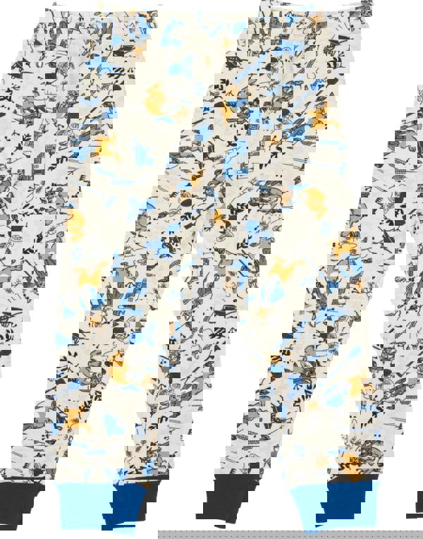 Peter Rabbit Boys Blue Peter Rabbit All-Over Print Long Sleeve Long Leg Pyjama Set