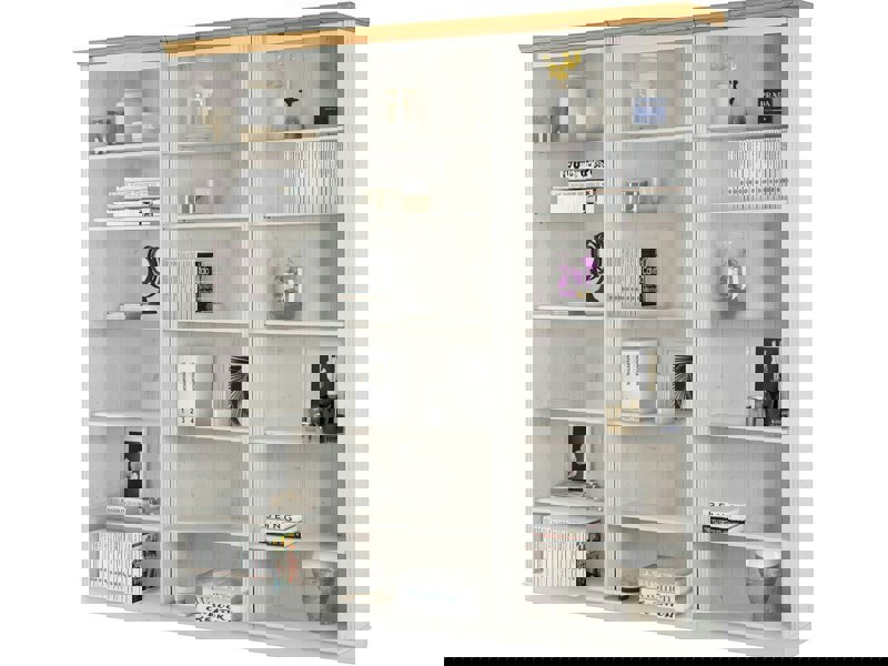 Dorel Home Anita Wall Unit K in white honey