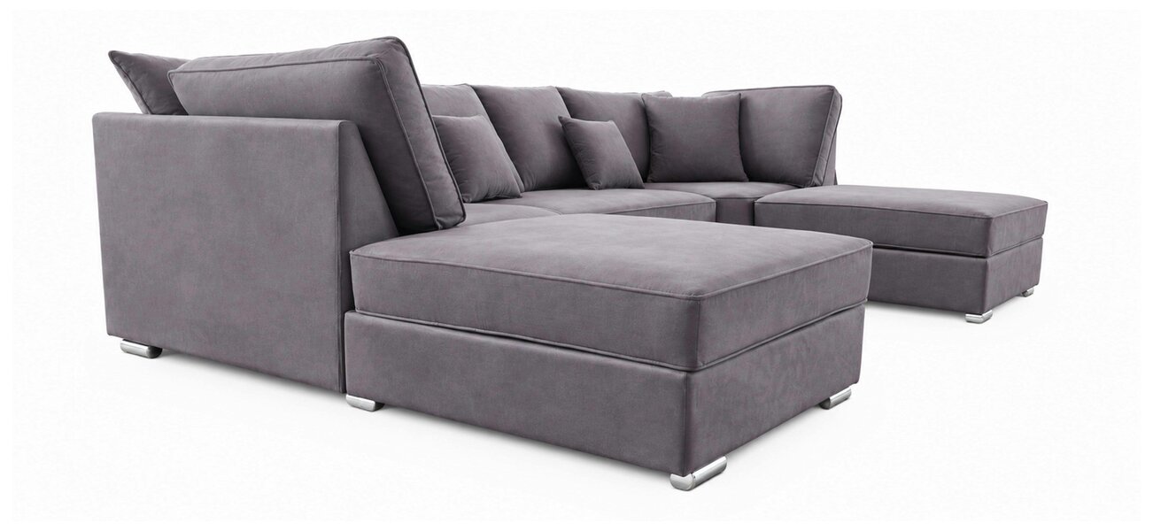 Outdoor Living The Chelsea U-Shaped Modular Corner Sofa with Deep Seat
