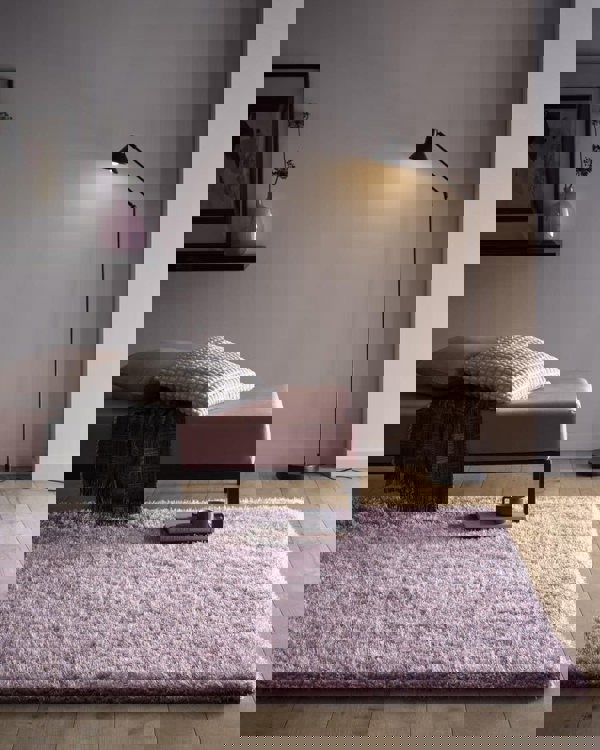 Chicago Pink Shaggy Rug | Cozy & Stylish | The Rugs