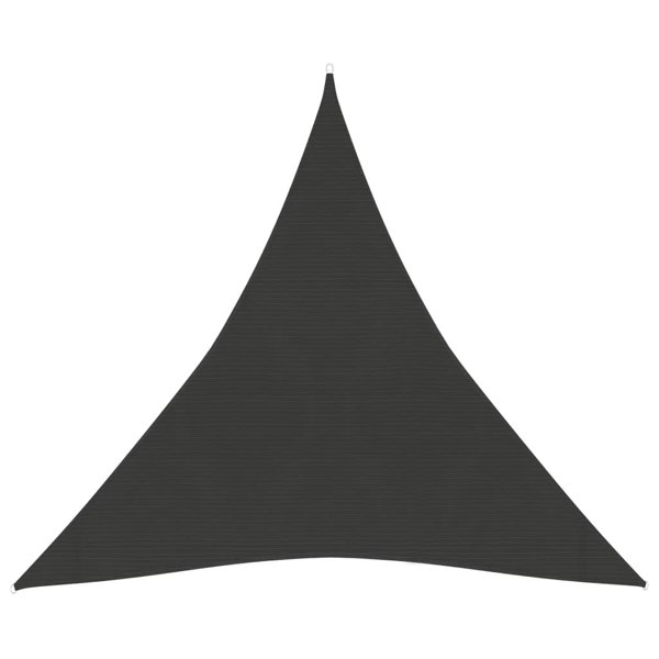 Berkfield Sunshade Sail 160 g/m�__ Anthracite 3x3x3 m HDPE