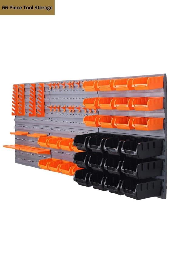 Groundlevel 66 Piece DIY Tool Storage Set with Wall Plates