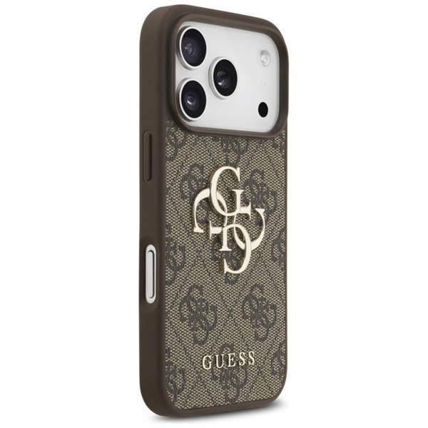Guess 4G Big Logo Case for iPhone 17 Pro 6.3" Brown - GUHCP17L4GMGBR