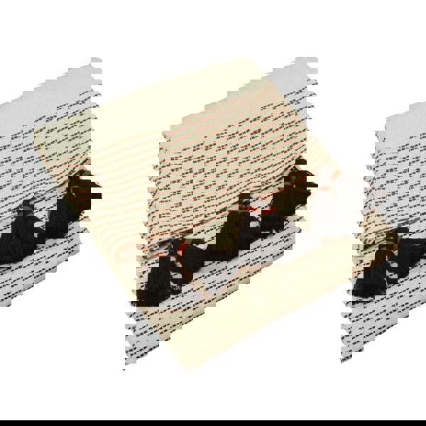 Furn Banda Tassel Throw - Pecan/Black