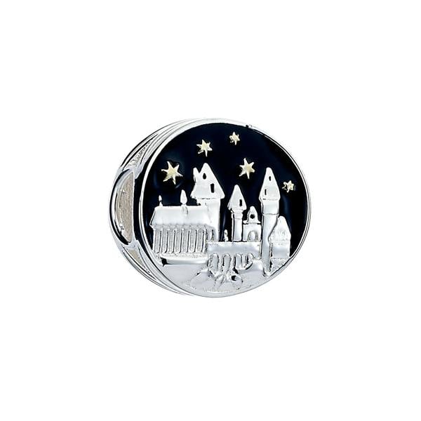 The Carat Shop Harry Potter sterling silver hogwarts castle spacer bead  silver