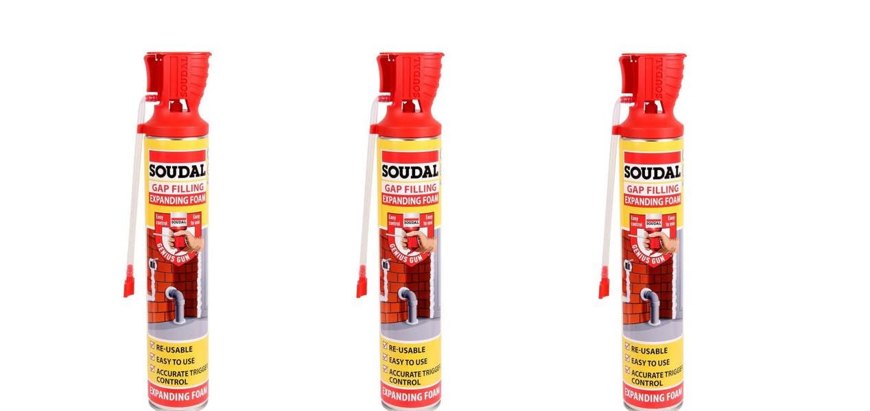 Soudal Genius Gun Insulation Expanding Foam 750ml